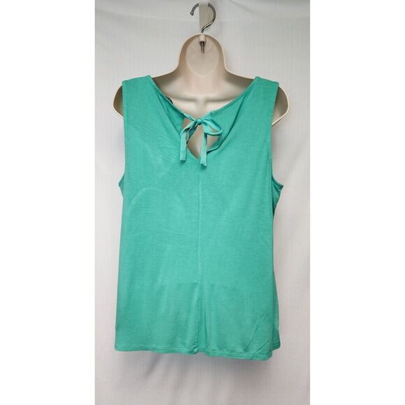 The Limited Women's Teal Round Neck Sleeveless Top Blouse Size Large - Picture 4 of 5